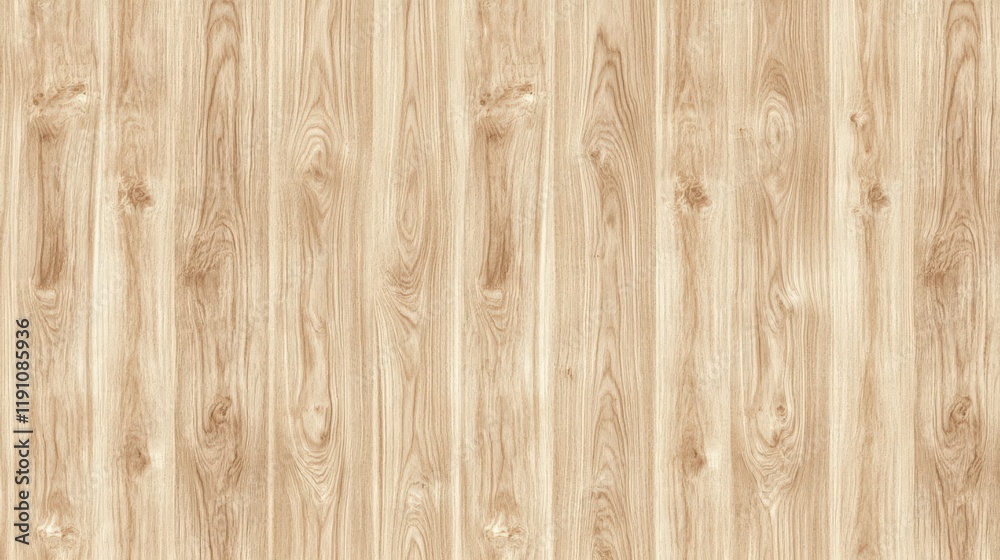 Fototapeta premium Seamless light oak wood texture displays smooth, natural grain patterns under soft diffused lighting for artistic design projects