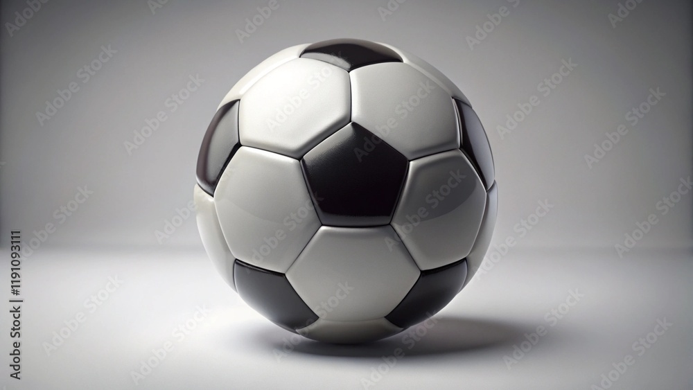 Fototapeta premium soccer ball 3D isolated 