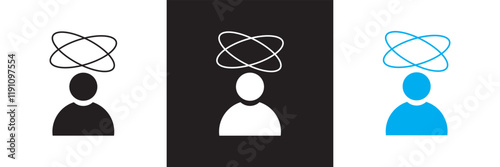 social pressure icon. isolated on white and black background. vector illustration. EPS 10