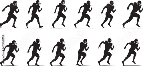 American Football Player Set