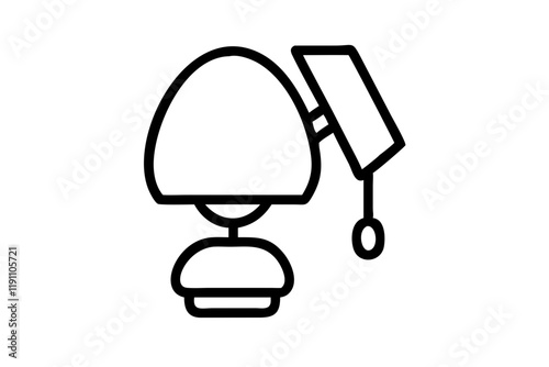 Elegant Lamp Isolated on a Crisp White Background