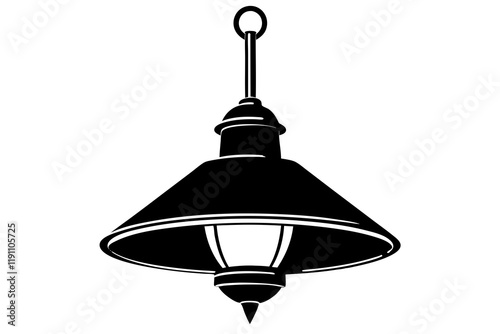 Elegant Lamp Isolated on a Crisp White Background