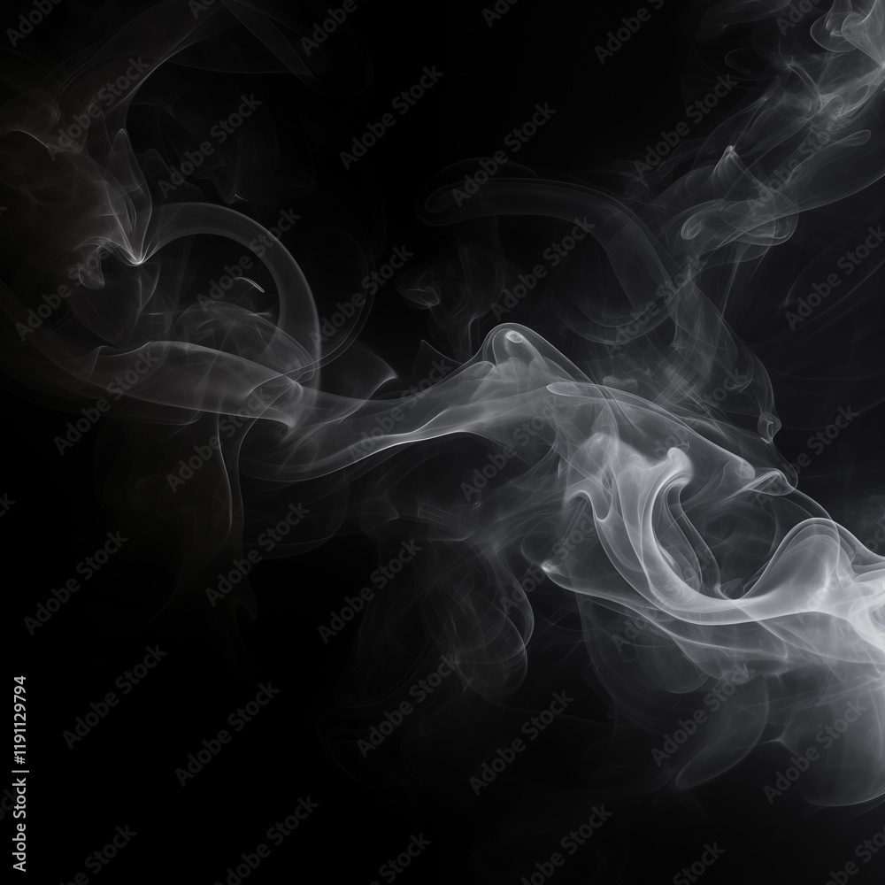 Floating Smoke Clouds with Subtle Detail in Ethereal Patterns for Artistic and Creative Projects Use Floating Smoke Clouds with Subtle Detail in Ethereal Patterns for Artistic and Creative Projects Use