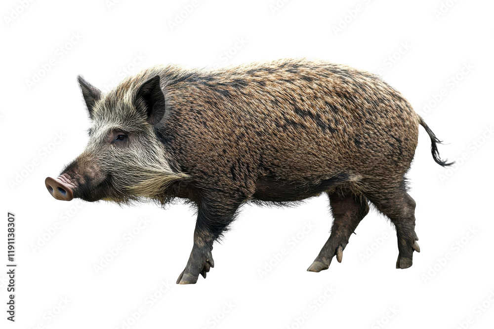 Close-up of a Wild Boar in Nature Close-up of a Wild Boar in Nature