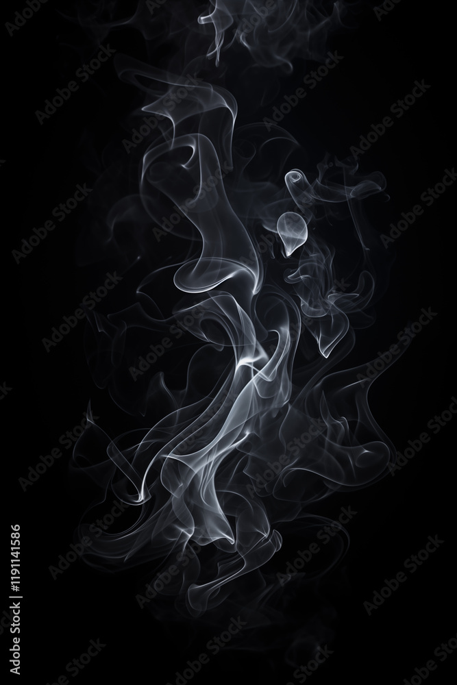 Elegant and Ethereal Thin Curvy Smoke Patterns in High Definition for Creative Design and Artwork Elegant and Ethereal Thin Curvy Smoke Patterns in High Definition for Creative Design and Artwork