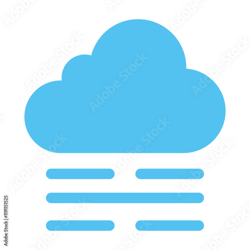 Flat Weather Icon symbol Illustration