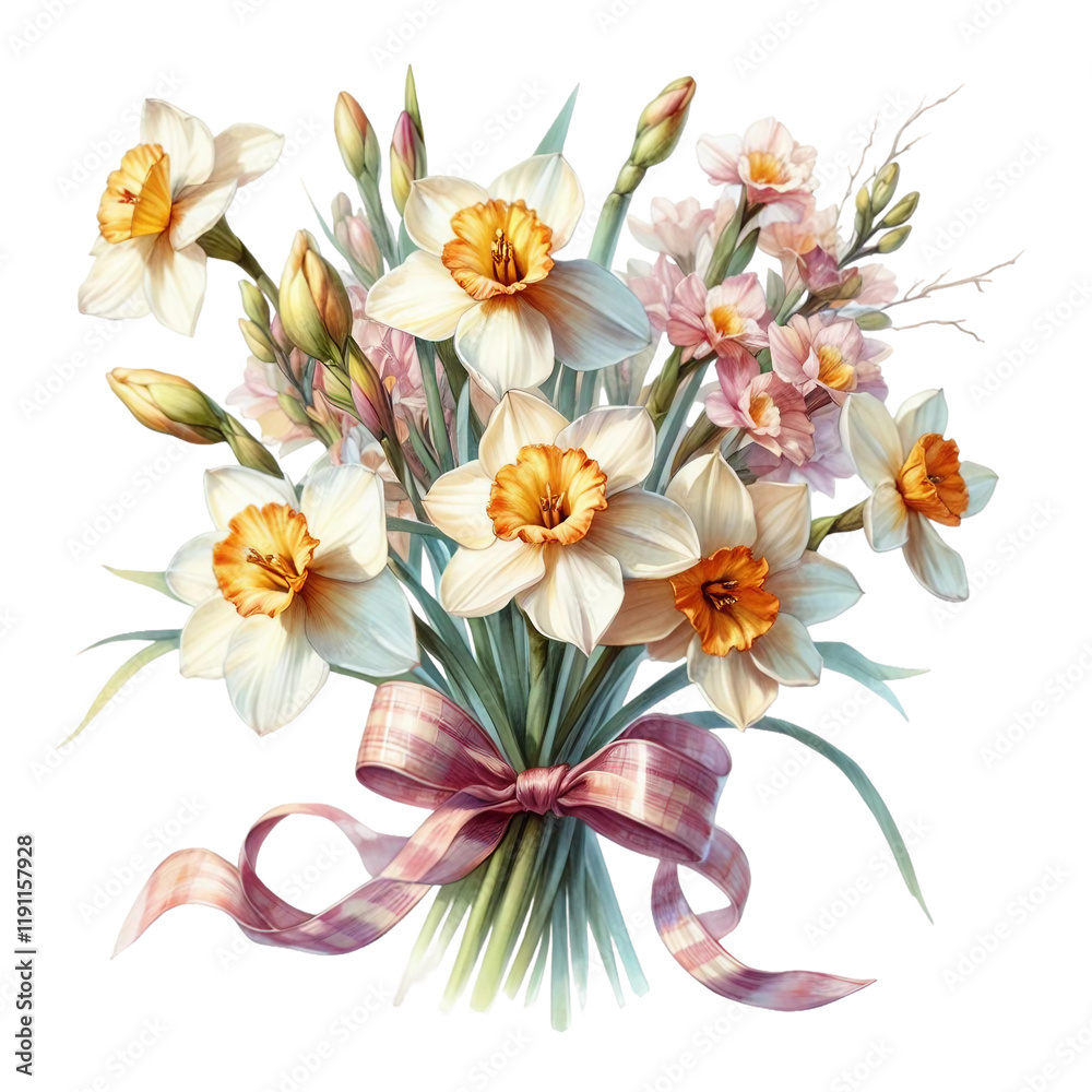 Fototapeta premium Beautiful Flower Clipart Vector Illustration - Floral Design for Graphics