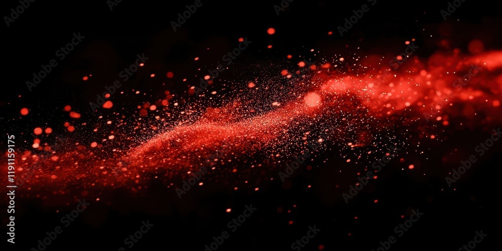 Red line with red dots on it Red line with red dots on it