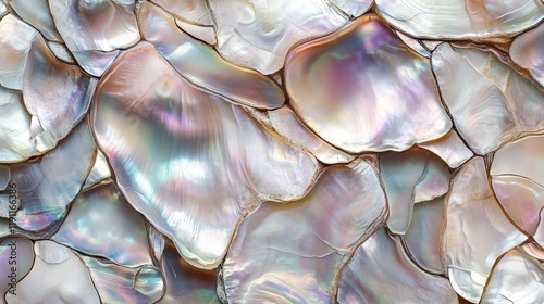 Iridescent mother-of-pearl inlay. Abstract luxury pearl background