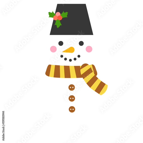Cute Winter Snowman