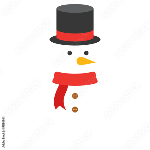 Cute Winter Snowman