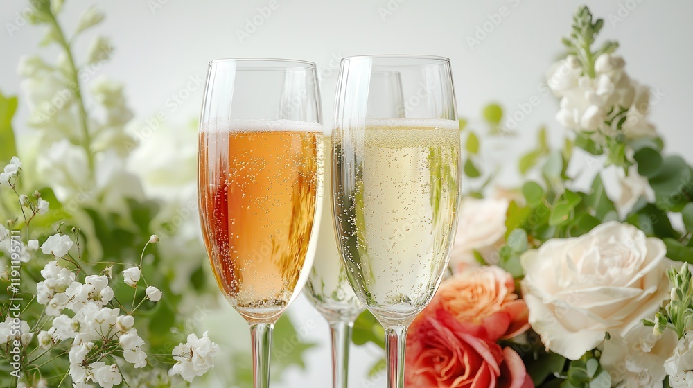 A wine tasting event features diverse flavors and elegant decor. Celebratory drinks in elegant glasses amidst floral decor. A wine tasting event features diverse flavors and elegant decor. Celebratory drinks in elegant glasses amidst floral decor.