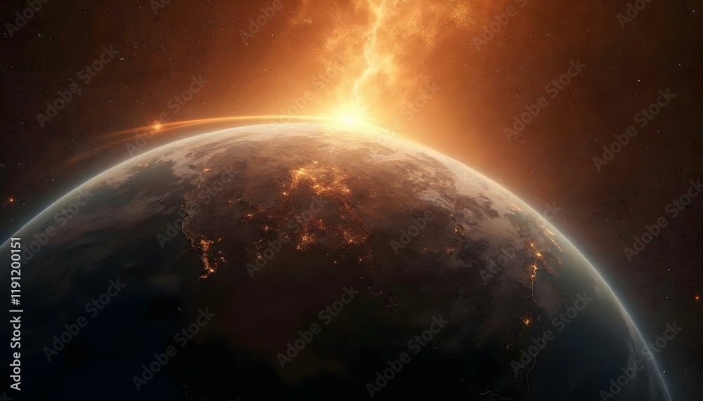 Obraz premium earth in space