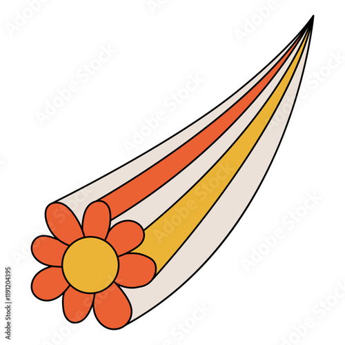 Retro Sticker Illustration