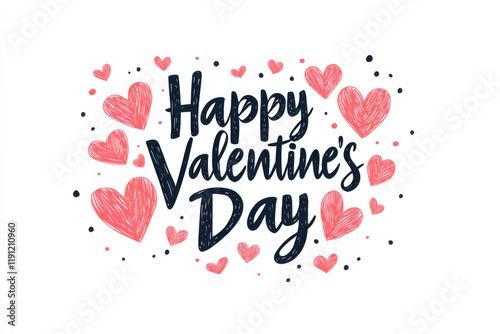 Valentine's Day background wallpaper featuring hearts, flowers, chocolates, and gifts in a romantic and festive design