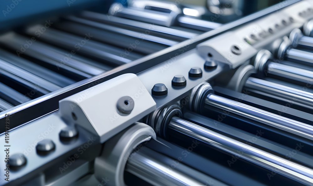High-Precision Industrial Conveyor System with Advanced Roller Mechanism for Efficient Transport High-Precision Industrial Conveyor System with Advanced Roller Mechanism for Efficient Transport