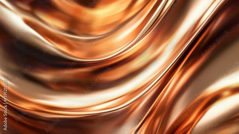 Abstract Gold and Copper Fluid Textures Abstract Gold and Copper Fluid Textures