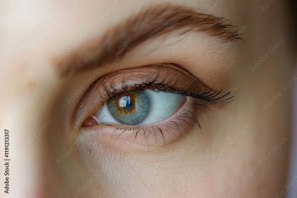 Obraz premium Permanent make up on eyebrows.