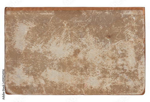 Vintage background of old book torn paper texture with scratches