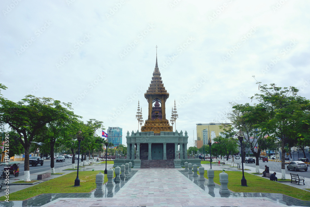 Naklejka premium Constitution of the Kingdom of Cambodia