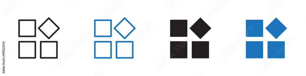 Activity manager icon Flat line symbol Activity manager icon Flat line symbol