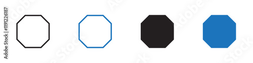 Emerald icon Flat line symbol