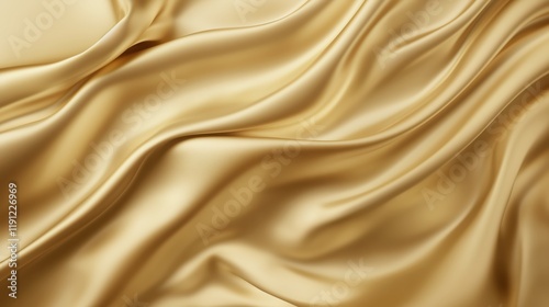 Elegant golden silk fabric texture background.