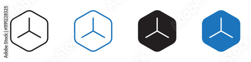 Game space icon Flat line symbol