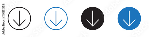 Save icon Flat line symbol