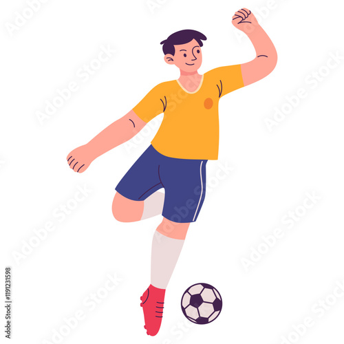 Football Player Illustration