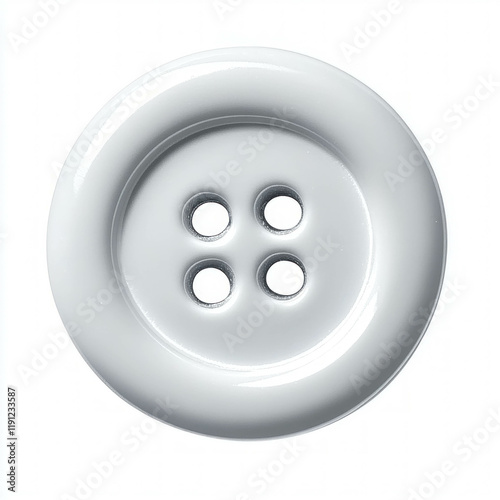 Shirt Button Isolated