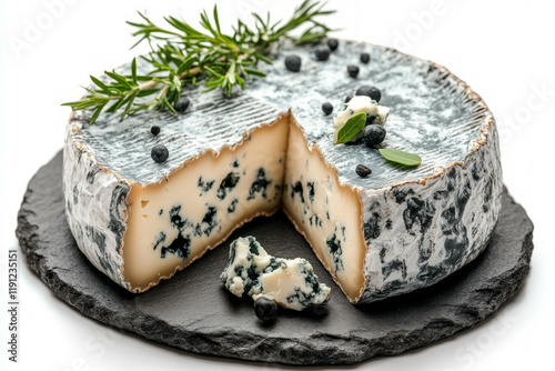 Stilton Cheese Isolated