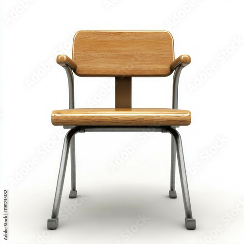 Student Desk Isolated