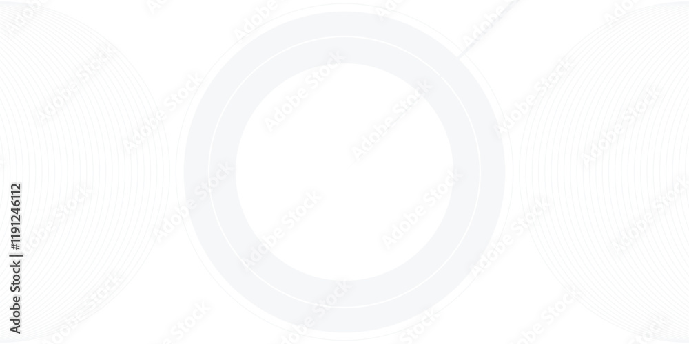 Simple abstract geometric white and gray circle with lines background Simple abstract geometric white and gray circle with lines background