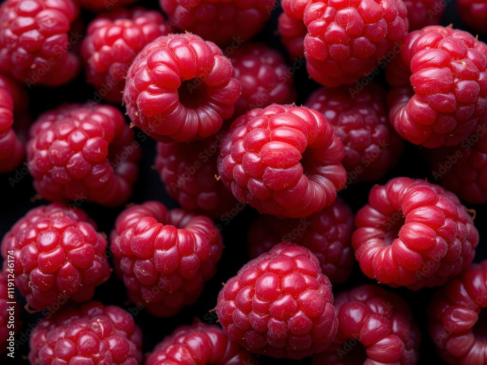 Close up shot of many ripe red raspberries fresh juicy berries healthy food background Close up shot of many ripe red raspberries fresh juicy berries healthy food background