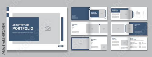 Architecture Portfolio Landscape, interior or architecture portfolio layout