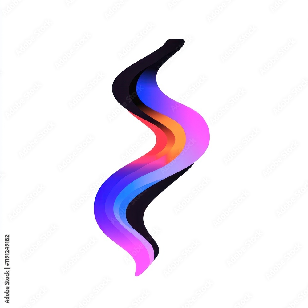 Abstract swirl design, vibrant colors, white background, digital art, website banner Abstract swirl design, vibrant colors, white background, digital art, website banner
