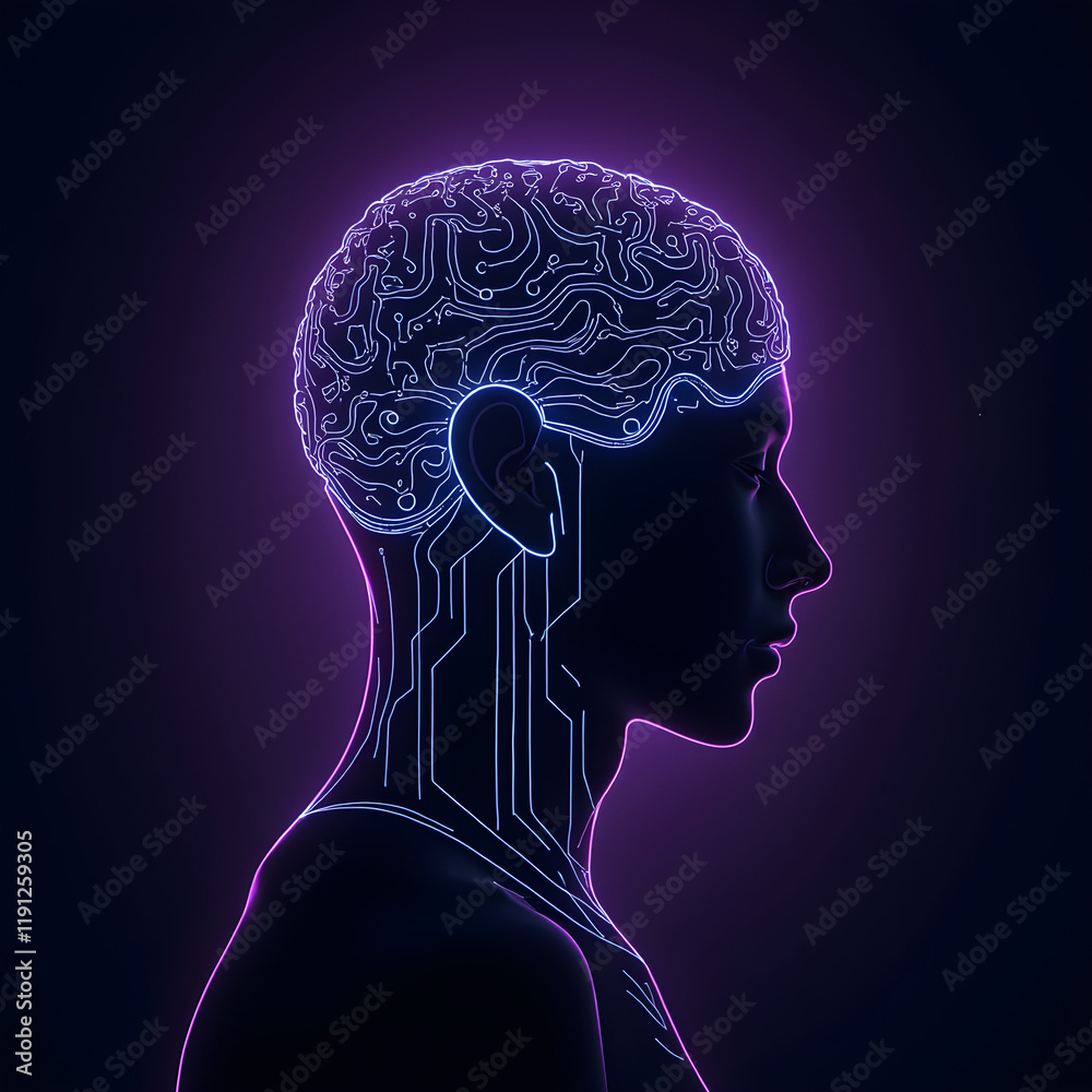 Obraz premium 3d rendered illustration of a brain