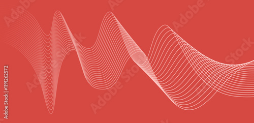 Red blend line art background. Vector illustration good for website, wallpaper, banner, flyer