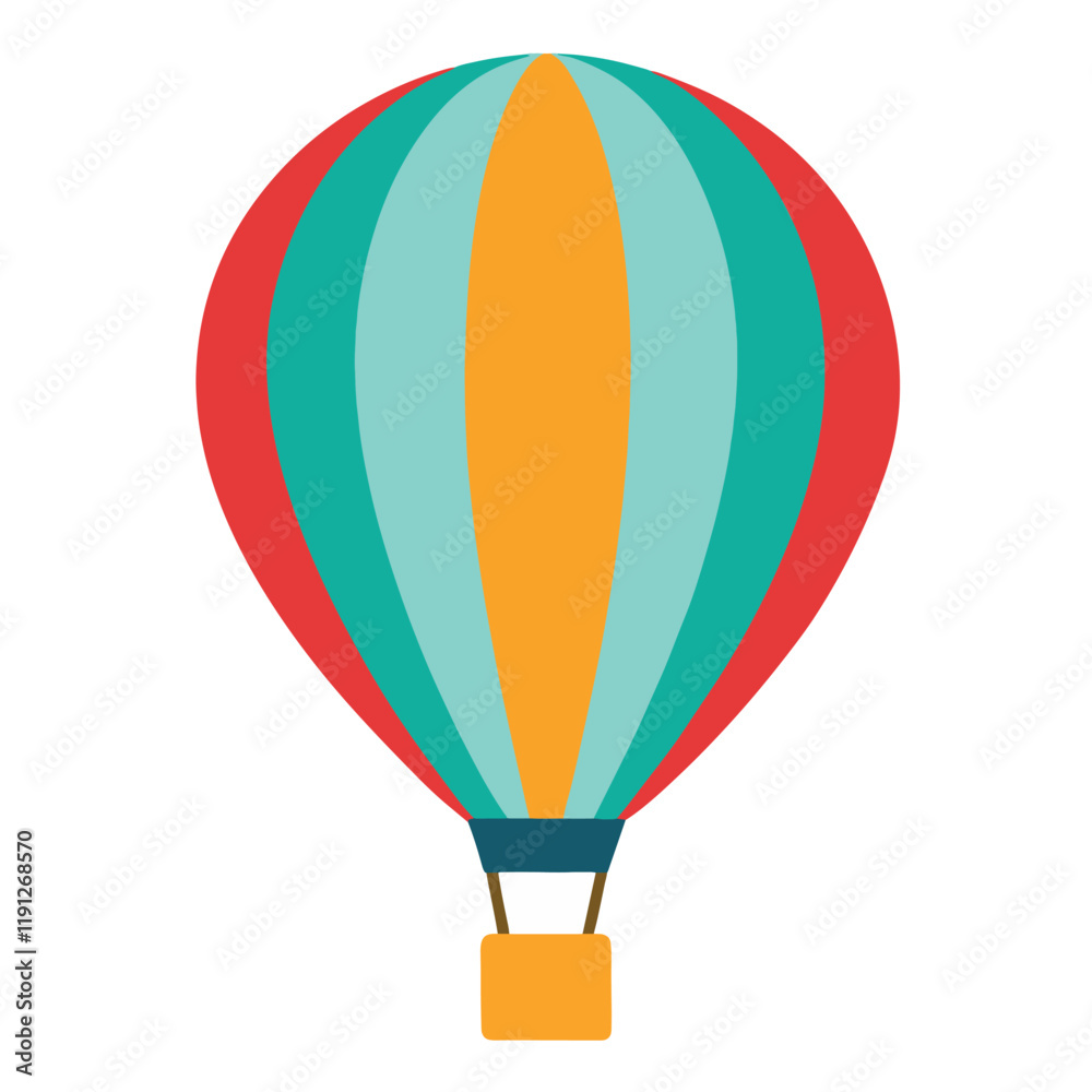 Fototapeta premium hot air balloon illustration