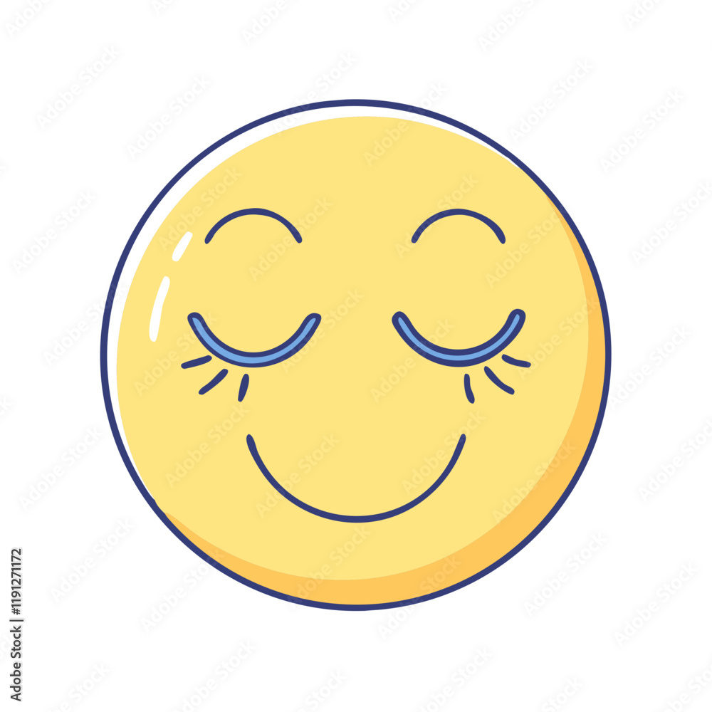 peaceful face emoji vector icon, peaceful face emoji vector illustration - simple illustration of peaceful face emoji, perfect for logos and iconspeaceful face emoji peaceful face emoji vector icon, peaceful face emoji vector illustration - simple illustration of peaceful face emoji, perfect for logos and iconspeaceful face emoji