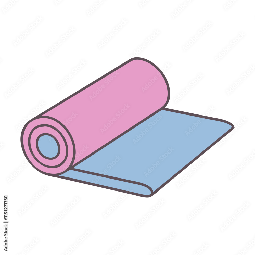 yoga mat vector icon, yoga mat vector illustration - simple illustration of yoga mat, perfect for logos and iconsyoga mat yoga mat vector icon, yoga mat vector illustration - simple illustration of yoga mat, perfect for logos and iconsyoga mat