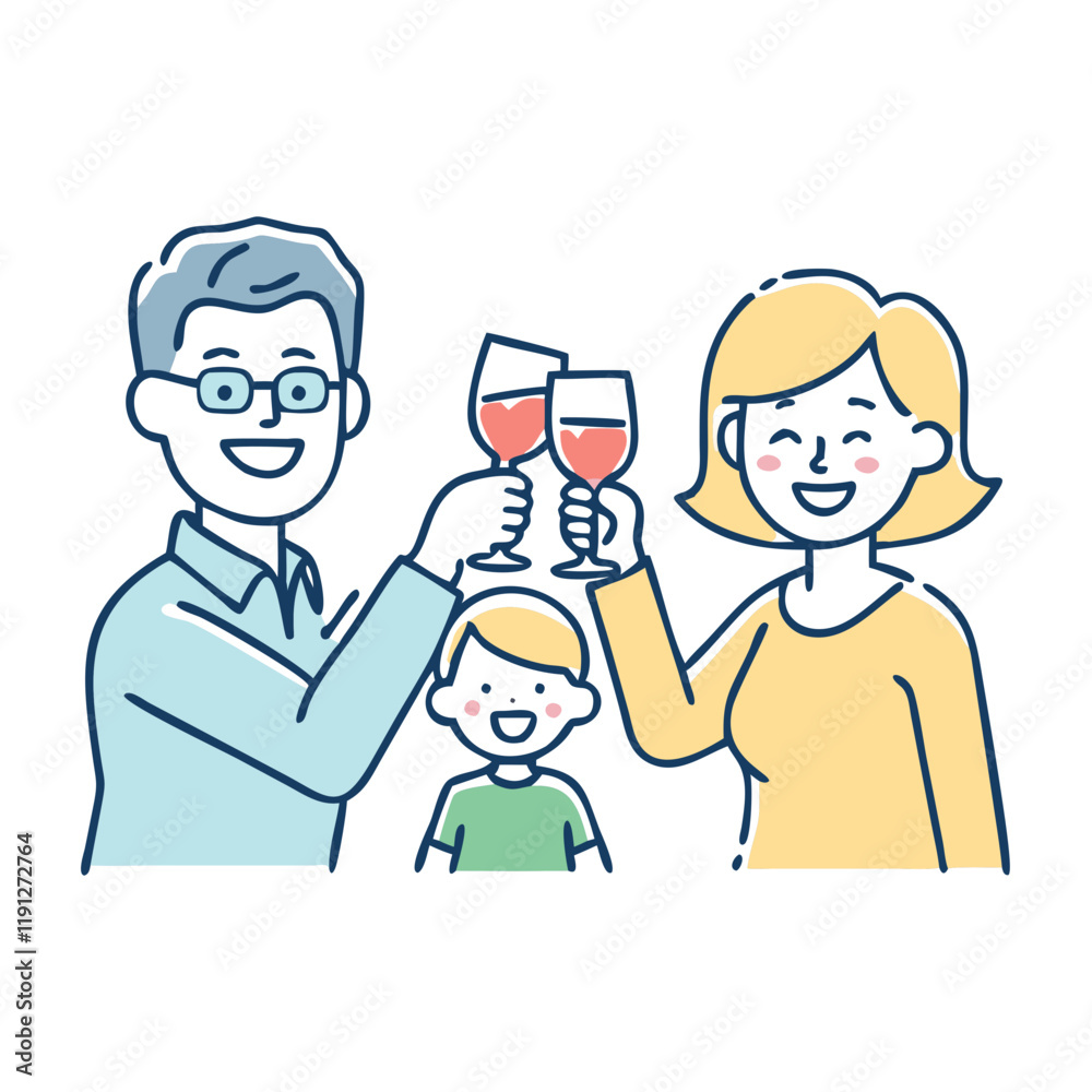 family toasting glasses vector icon, family toasting glasses vector illustration - simple illustration of family toasting glasses, perfect for logos and iconsfamily toasting glasses family toasting glasses vector icon, family toasting glasses vector illustration - simple illustration of family toasting glasses, perfect for logos and iconsfamily toasting glasses