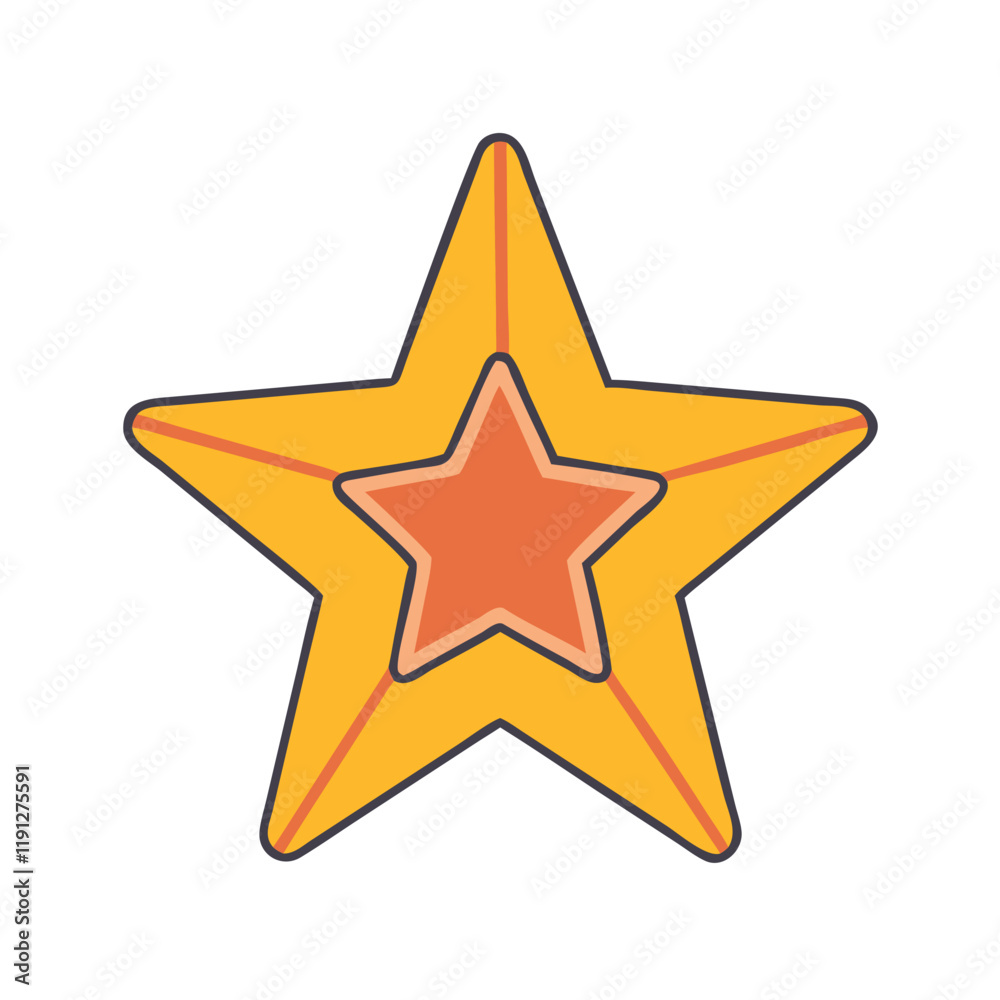 Obraz premium star vector icon, star vector illustration - simple illustration of star, perfect for logos and iconsstar
