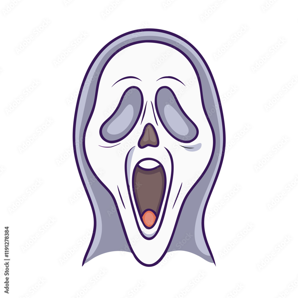 scream mask vector icon, scream mask vector illustration - simple illustration of scream mask, perfect for logos and icons scream mask scream mask vector icon, scream mask vector illustration - simple illustration of scream mask, perfect for logos and icons scream mask