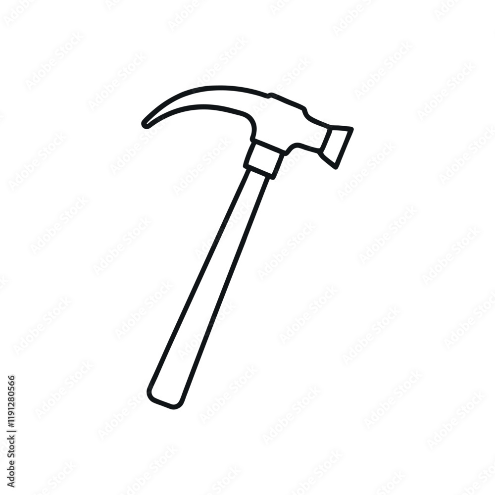 hammer and nails icon. Modern Hammer Icon, Minimalist Style for Websites and Apps hammer and nails icon. Modern Hammer Icon, Minimalist Style for Websites and Apps