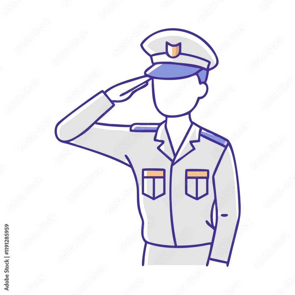 soldier saluting vector icon, soldier saluting vector illustration - simple illustration of soldier saluting, perfect for logos and icons soldier saluting soldier saluting vector icon, soldier saluting vector illustration - simple illustration of soldier saluting, perfect for logos and icons soldier saluting