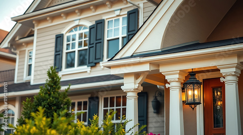 Luxury House Exterior  Elegant Home Architecture and Design