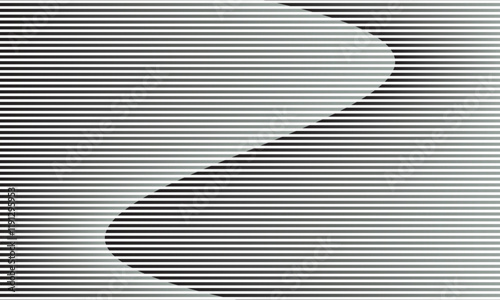 abstract seamless black white gradient wave line pattern art suitable for background.
