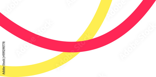 Curved lines birthday party decorations are colorful